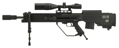 ARES AEG SNIPER MSR-SOC OTTO REPA WITH EFCS AIRSOFT RIFLE BLACK Arsenal Sports