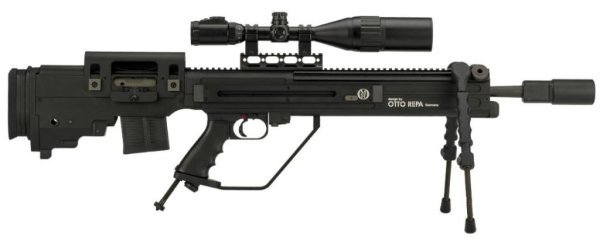 ARES AEG SNIPER MSR-SOC OTTO REPA WITH EFCS AIRSOFT RIFLE BLACK