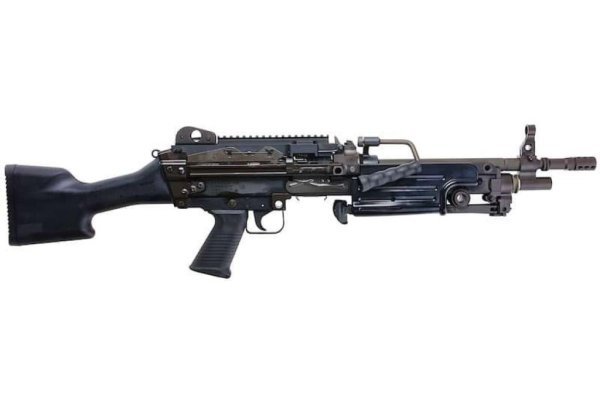 FN HERSTAL VFC CYBERGUN GBBR M249 SAW FULL METAL AIRSOFT RIFLE BLACK