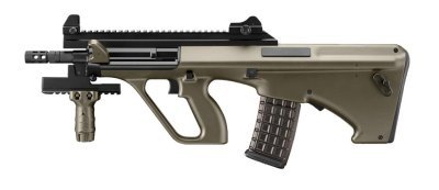 TOKYO MARUI AEG AUG STEYR HIGH CYCLE AIRSOFT RIFLE TAN Arsenal Sports