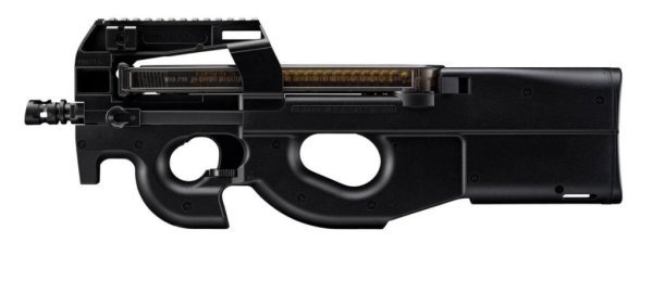 TOKYO MARUI FN HERSTAL AEG P90 PLUS SMG AIRSOFT RIFLE BLACK