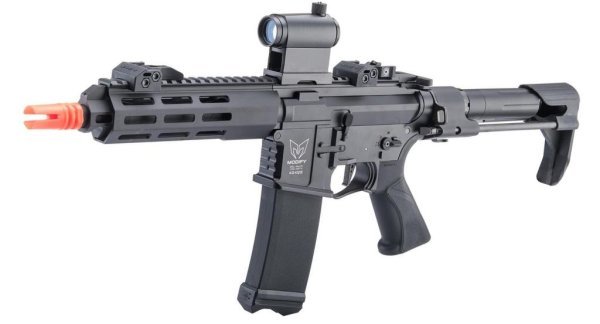 MODIFY AEG AR15 PDW WITH GATE ASTER ETU AIRSOFT RIFLE BLACK