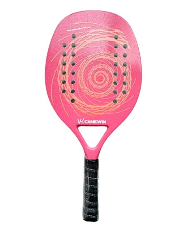 CAMEWIN RAQUETE BEACH 50% CARBON PINK & YELLOW