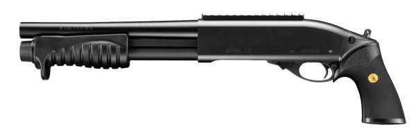 TOKYO MARUI GBB M870 BREACHER SHOTGUN BLOWBACK AIRSOFT RIFLE BLACK