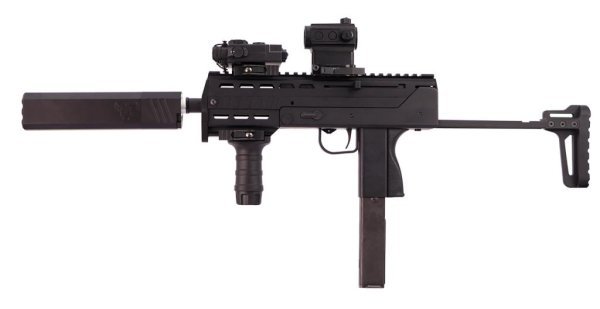 KINGARMS GBB M11 KSC SYSTEM 7 NS2 BLOWBACK AIRSOFT PDW BLACK COMBO B