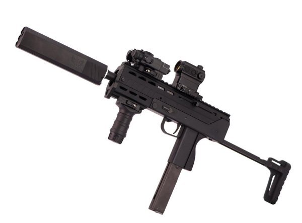 KINGARMS GBB M11 KSC SYSTEM 7 NS2 BLOWBACK AIRSOFT PDW BLACK COMBO B