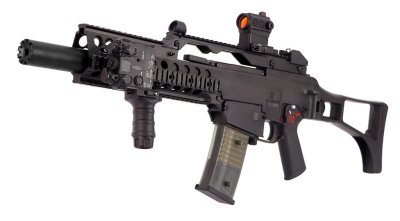 H&K UMAREX VFC LICENSED GBBR G36C BLOWBACK AIRSOFT RIFLE BLACK COMBO Arsenal Sports