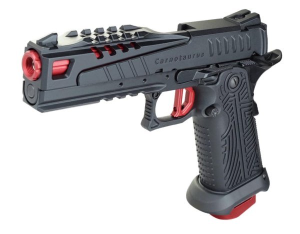 ICS GBB HI-CAPA CARNOTAURUS BLOWBACK AIRSOFT PISTOL BLACK