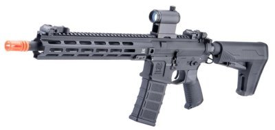 CLASSIC ARMY AEG NEMESIS LS12 WITH ECS AIRSOFT RIFLE BLACK Arsenal Sports