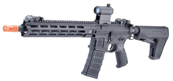 CLASSIC ARMY AEG NEMESIS LS12 WITH ECS AIRSOFT RIFLE BLACK