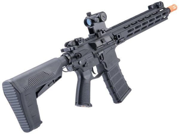 CLASSIC ARMY AEG NEMESIS LS12 WITH ECS AIRSOFT RIFLE BLACK