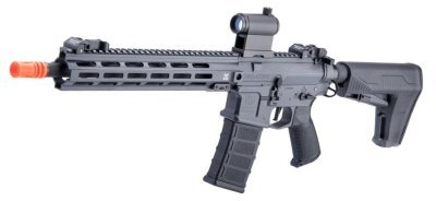 CLASSIC ARMY AEG NEMESIS LS12 WITH ECS AIRSOFT RIFLE GREY Arsenal Sports