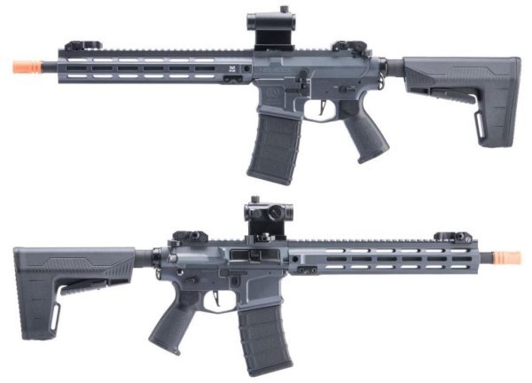 CLASSIC ARMY AEG NEMESIS LS12 WITH ECS AIRSOFT RIFLE GREY