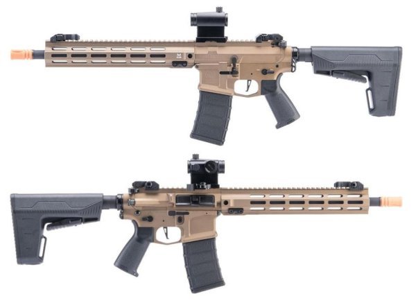 CLASSIC ARMY AEG NEMESIS LS12 WITH ECS AIRSOFT RIFLE BRONZE