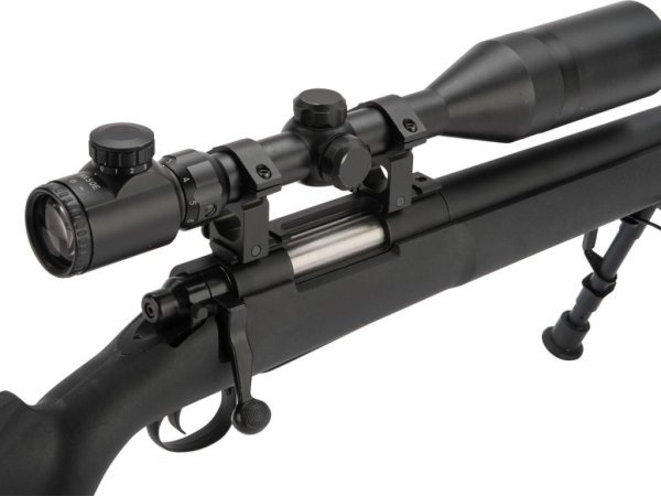 CLASSIC ARMY SPRING SNIPER M24 SOCOM MIL AIRSOFT RIFLE BLACK