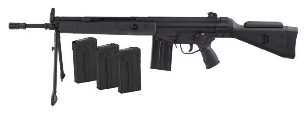 CLASSIC ARMY AEG G3 SG1 TAKTIK VER. II AIRSOFT RIFLE BLACK COMBO