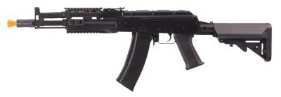 CLASSIC ARMY AEG AK74 TACTICAL FULL METAL AIRSOFT RIFLE WOOD & BLACK Arsenal Sports