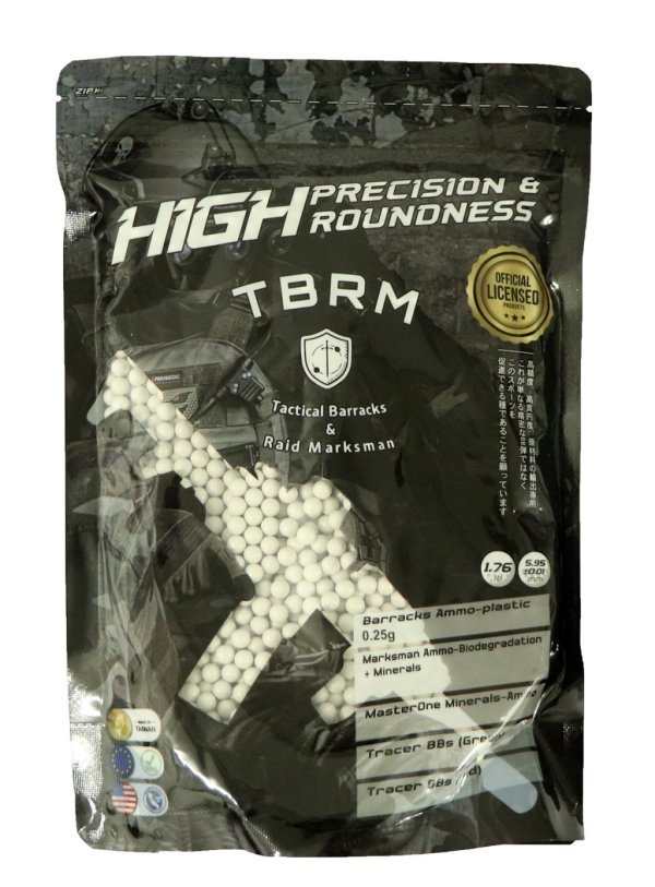 TBRM BBS 0.25G PRECISION GRADE BAG 800GR