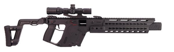 KRISS VECTOR GBB SMG RIFLE BY KRYTAC BLACK COMBO B