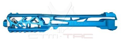 CTM-TAC FUKU-2 CNC UPPER RECEIVER KIT SKELETON LONG FOR AAP01 BLUE & SILVER Arsenal Sports