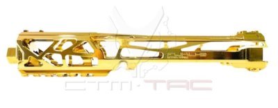 CTM-TAC FUKU-2 CNC UPPER RECEIVER KIT SKELETON LONG FOR AAP01 ELECTROPLATED GOLD Arsenal Sports