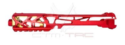 CTM-TAC FUKU-2 CNC UPPER RECEIVER KIT SKELETON LONG FOR AAP01 RED & GOLD Arsenal Sports