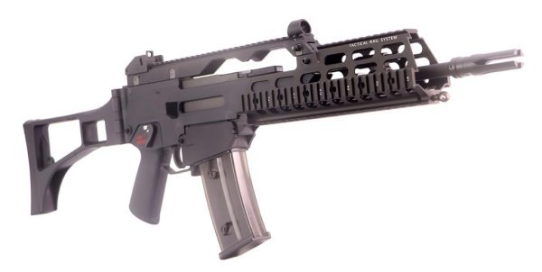 WE GBBR G36 999RAS BLOWBACK AIRSOFT RIFLE BLACK