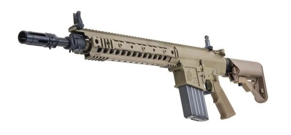 KNIGHTS ARMAMENT VFC GBB SR25 M110K1 SASS KAC ECC BLOWBACK AIRSOFT RIFLE DESERT