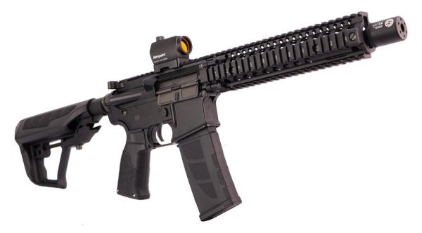 DANIEL DEFENSE BOLT AEG B4 MK18 AIRSOFT RIFLE BLACK