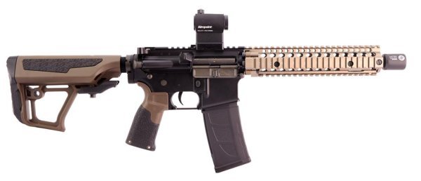 DANIEL DEFENSE BOLT AEG B4 MK18 AIRSOFT RIFLE COYOTE