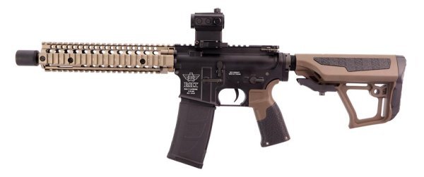 DANIEL DEFENSE BOLT AEG B4 MK18 AIRSOFT RIFLE COYOTE