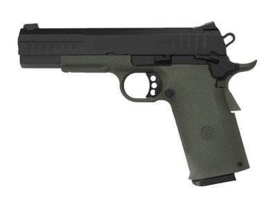 KJW GBB HI-CAPA KP-08 FULL METAL BLOWBACK AIRSOFT PISTOL OD GREEN Arsenal Sports