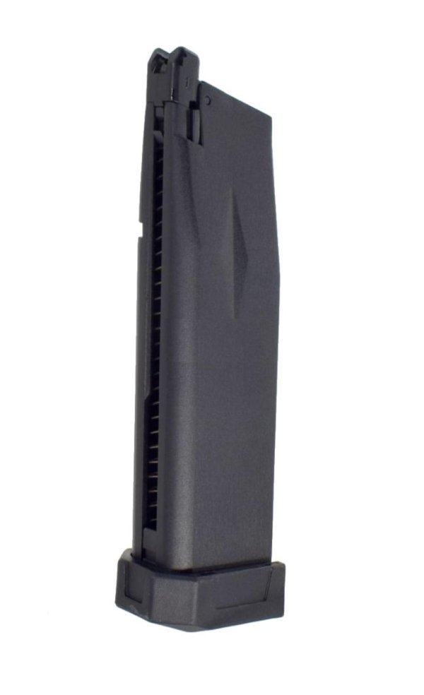 KJW MAGAZINE 25R FOR GBB KP-19 HI-CAPA SERIES BLACK