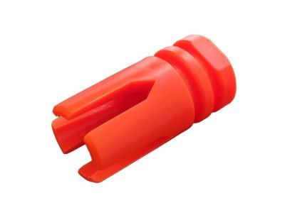 VFC FLASH HIDER 416 PLASTIC FOR AEG / GBBR RIFLE ORANGE Arsenal Sports