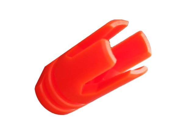 VFC FLASH HIDER 416 PLASTIC FOR AEG / GBBR RIFLE ORANGE