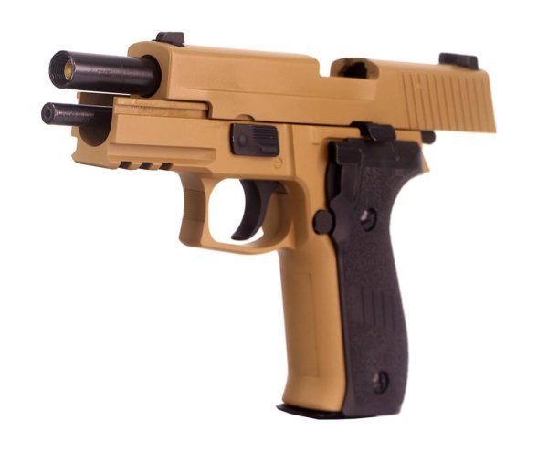 WE GBB F-SER MK25 BLOWBACK AIRSOFT PISTOL TAN