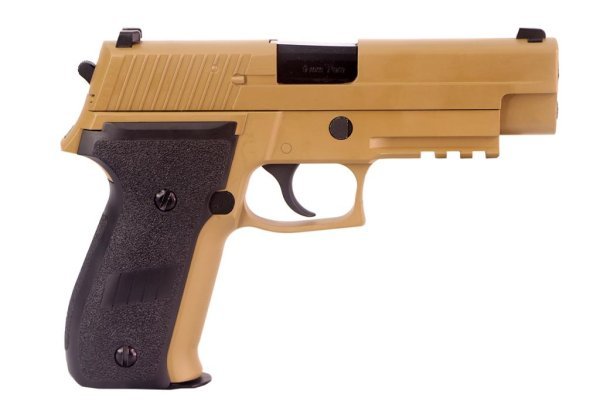 WE GBB F-SER MK25 BLOWBACK AIRSOFT PISTOL TAN