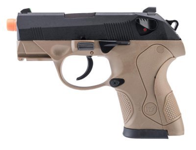 WE GBB BULLDOG D001 BLOWBACK AIRSOFT PISTOL TAN Arsenal Sports