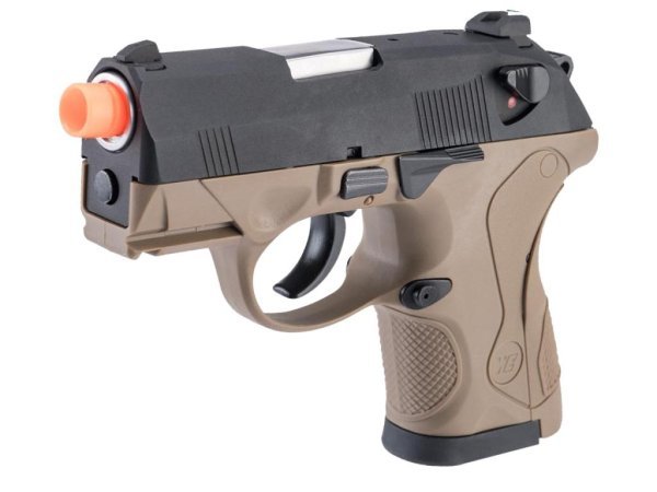 WE GBB BULLDOG D001 BLOWBACK AIRSOFT PISTOL TAN