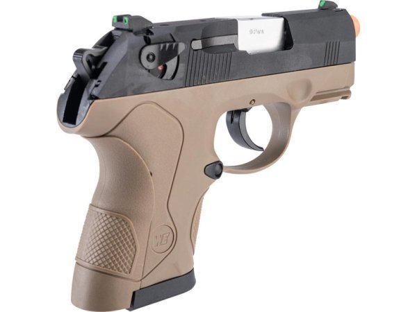 WE GBB BULLDOG D001 BLOWBACK AIRSOFT PISTOL TAN