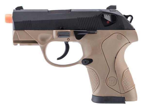 WE GBB BULLDOG D001 BLOWBACK AIRSOFT PISTOL TAN