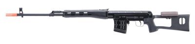 WE GBBR SNIPER SVD BLOWBACK AIRSOFT RIFLE BLACK Arsenal Sports