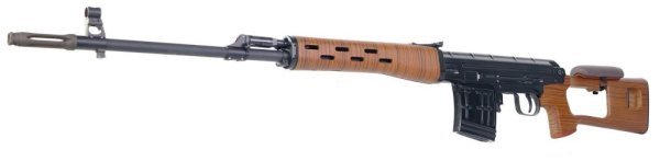 WE GBBR SNIPER SVD BLOWBACK STEEL VERSION AIRSOFT RIFLE WOOD