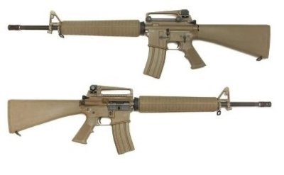 WE GBBR M16 A3 G2 BLOWBACK AIRSOFT RIFLE TAN Arsenal Sports