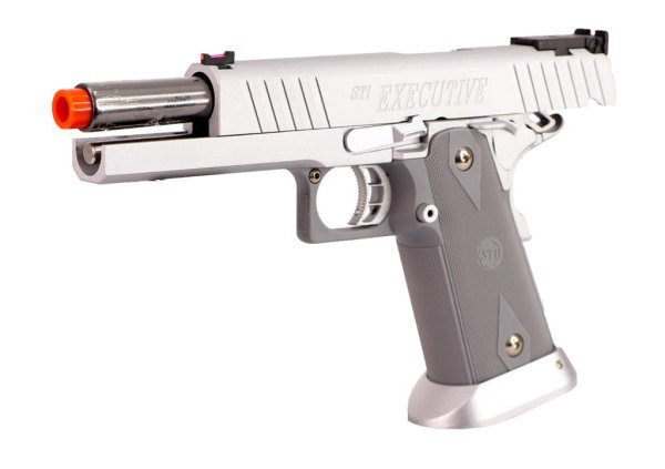 ARMY ARMAMENT GBB HI-CAPA CUSTOM BLOWBACK AIRSOFT PISTOL SILVER