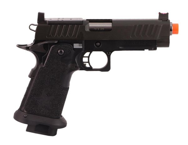 ARMY ARMAMENT GBB HI-CAPA STACCATO P BLOWBACK AIRSOFT PISTOL BLACK