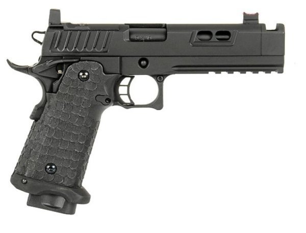 ARMY ARMAMENT GBB HI-CAPA TACTICAL BLOWBACK AIRSOFT PISTOL BLACK