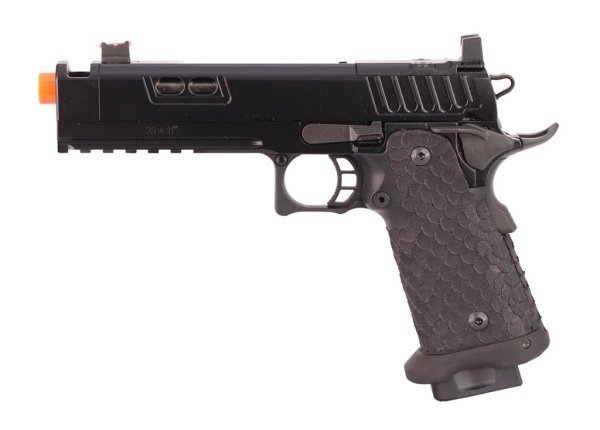 ARMY ARMAMENT GBB HI-CAPA TACTICAL BLOWBACK AIRSOFT PISTOL BLACK