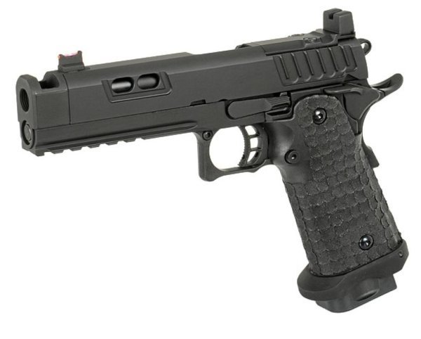 ARMY ARMAMENT GBB HI-CAPA TACTICAL BLOWBACK AIRSOFT PISTOL BLACK