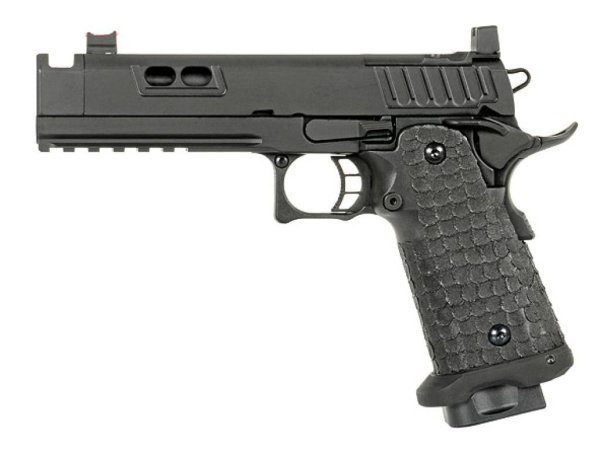 ARMY ARMAMENT GBB HI-CAPA TACTICAL BLOWBACK AIRSOFT PISTOL BLACK